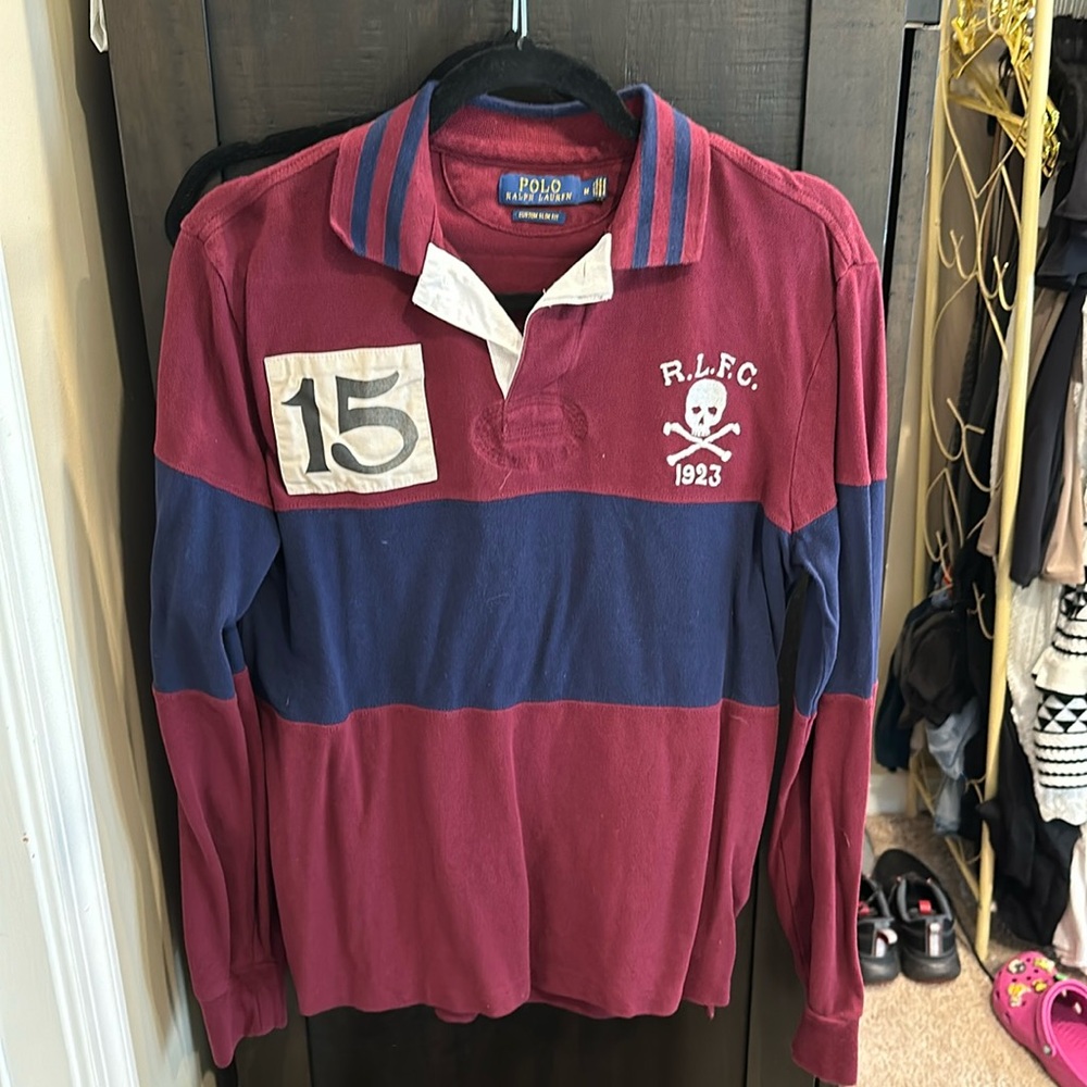 Men’s long sleeve Polo